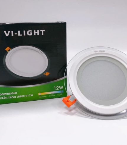 Đèn Led Downlight âm trần tròn 18W Vi-Light LRE02R18W (kính)