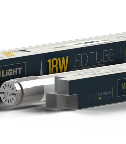 Led tube thủy tinh T8 1.2m 18W Vi-Light VLETU18SL12