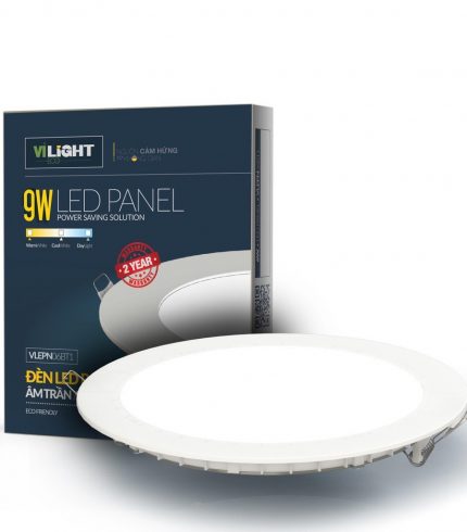 Đèn led panel âm trần tròn 9W Vi-Light VLEPN09BT1