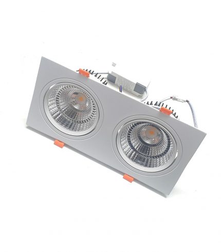 Đèn led downlight đôi âm trần 12W vỏ trắng Asia Pacific APL-DLS-12WD