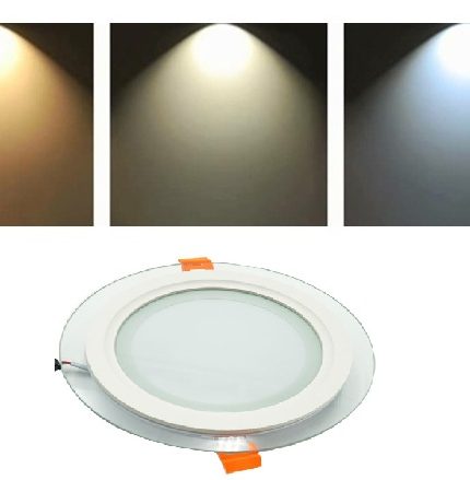 Led Downlight đổi màu Âm trần tròn mặt kính 18W Vi-Light LRE01R18WX2