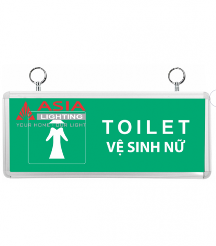 Đèn chỉ dẫn nhà vệ sinh nữ 3W Asia ELA-01 MẶT