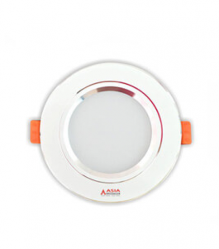 Đèn led âm trần tròn mặt bạc 5W Asia MT5-D65