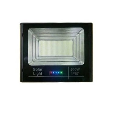 Đèn pha led năng lượng mặt trời báo pin trên kính 500W Vina-Led SL-FL-LM500WA